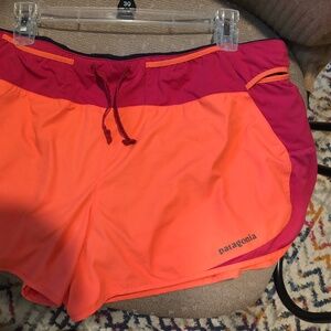 Women's Patagonia XL Strider Pro 3" Shorts Coral Orange Pink
